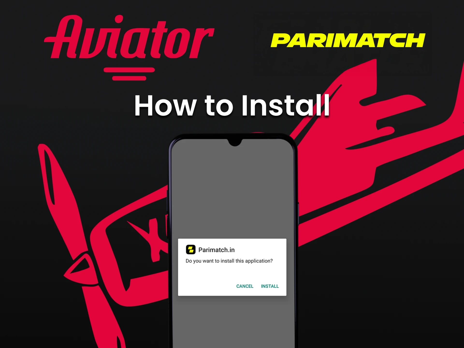 Install the Parimatch app for your phone.