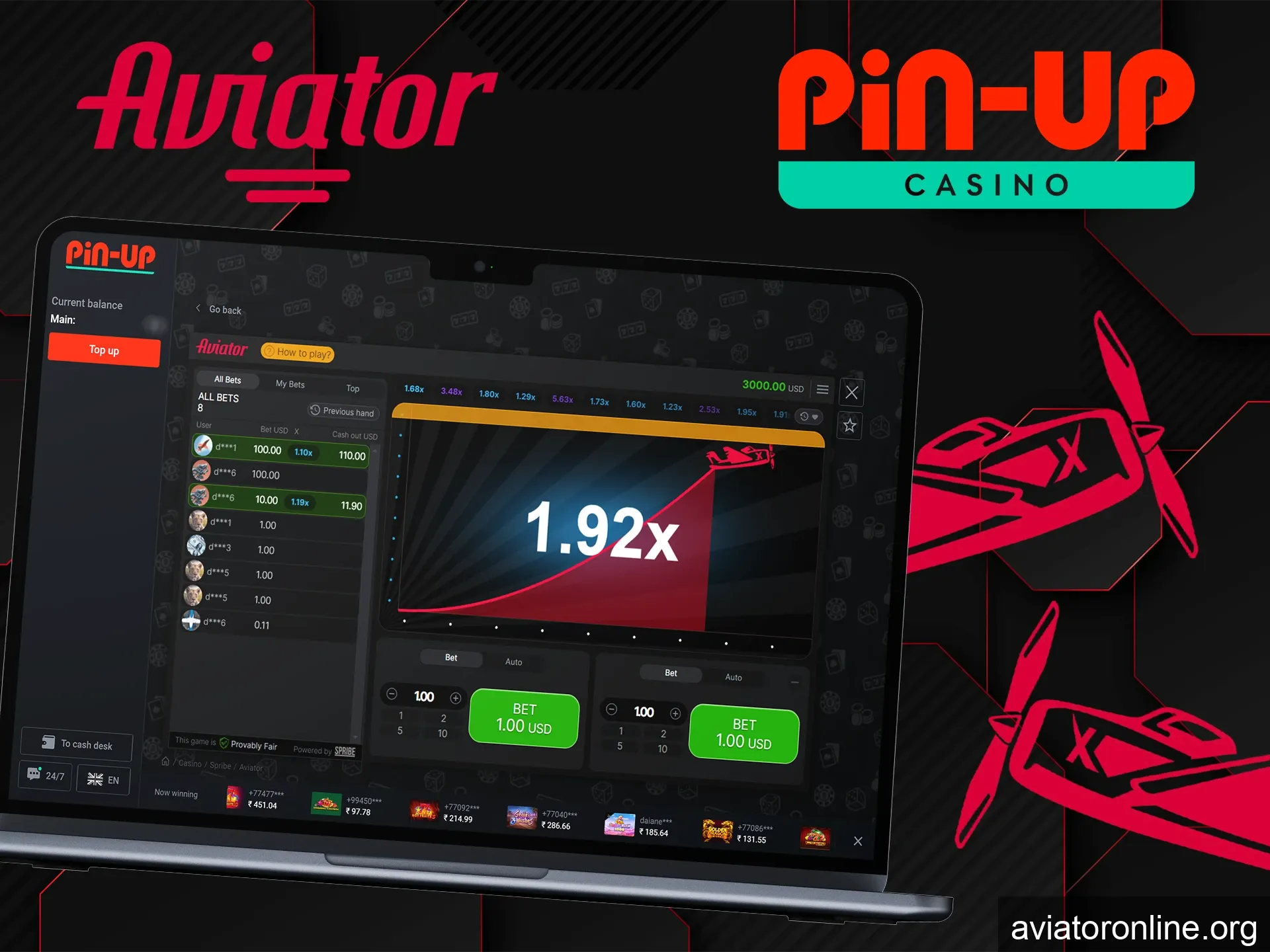 The experience of playing Aviator at Pin Up Casino remains a positive one.