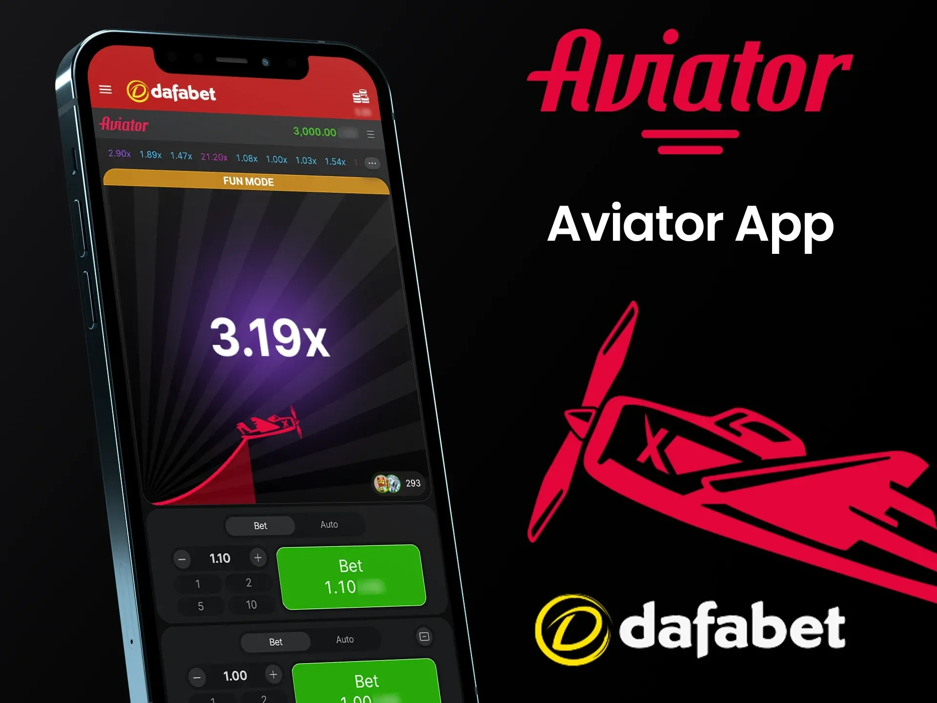Enjoy playing Aviator on the Dafabet app.